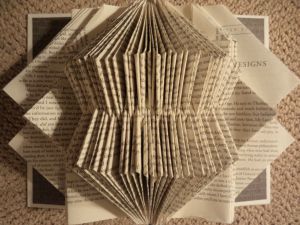 For Sale @ Fresh from the Coast, Transforming-plain-speaking-recycled-book-sculpture-11-x-9-5-inches-janice-rafael.